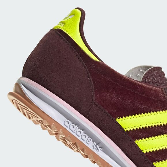 [NEW] Women's adidas SL 72 OG Shoes 'Burgundy' JI0195 - Picture 7 of 8